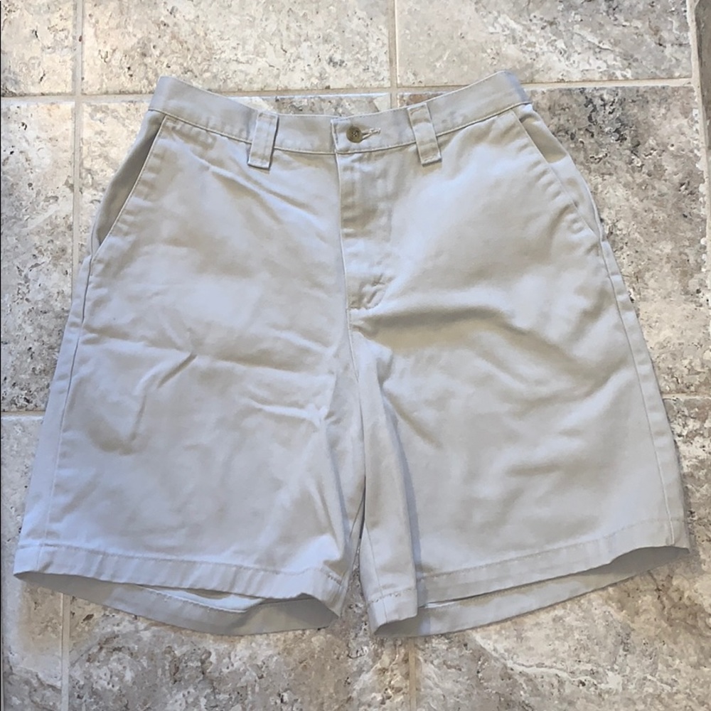 Beige mom shorts